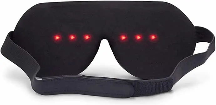 Red lights on lucid dream sleep mask