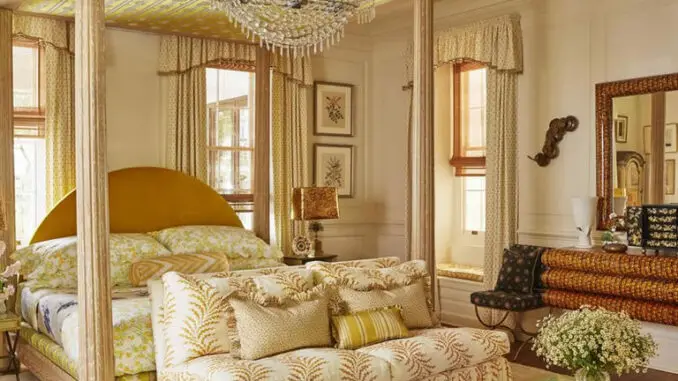 Stylish elegant bedroom decor